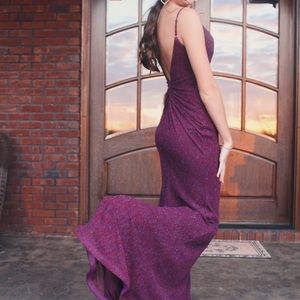 Gorgeous fitted dress w/ low back. wore once.